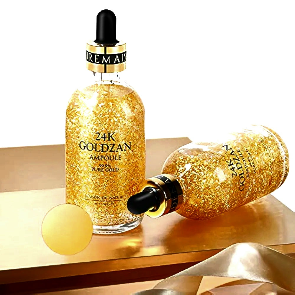 24K GOLDZAN AMPOULE 99.9% PURE GOLD BY Maison De Nature