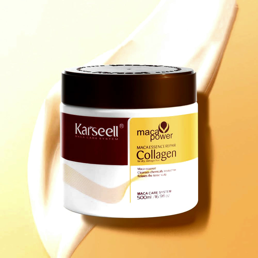 Karseell - Maca Essence Repair Collagen Mask for Dry Damaged Hair 500ML