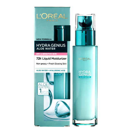 L'Oréal Paris- Hydra Genius ALOE WATER 70ml (DRY & SENSITIVE SKIN)