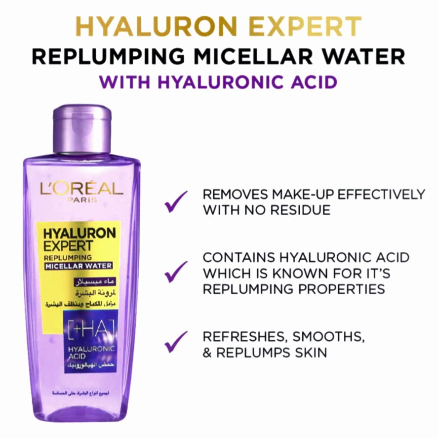 L'Oréal Paris Hyaluron Expert Replumping Micellar Water