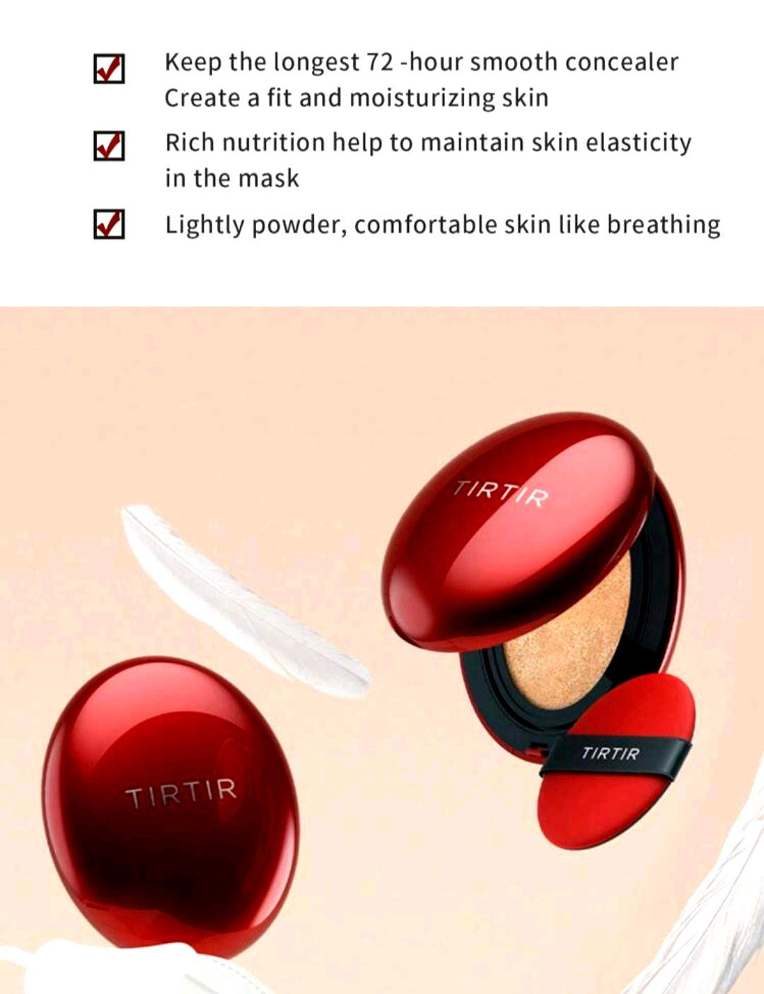 TIRTIR - كريم أساس Mask Fit Red Cushion