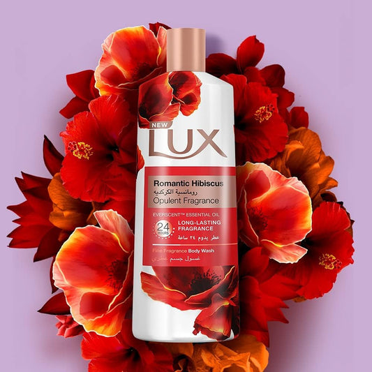 LUX Romantic Hibiscus Body Wash 500ml