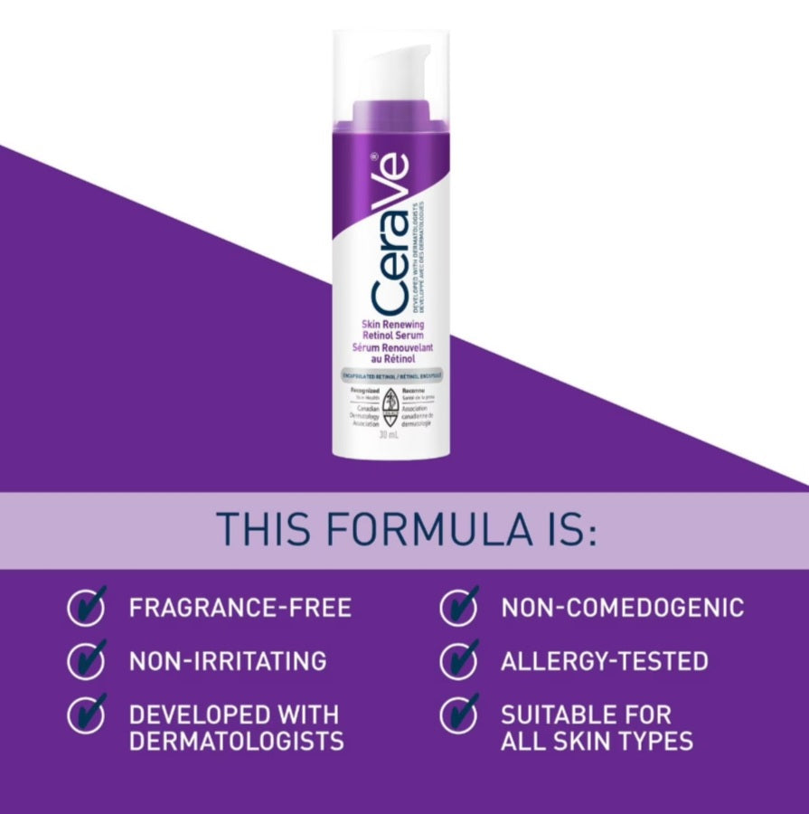 CeraVe - DEVELOPED WITH DERMATOLOGISTS Skin Renewing Retinol Serum