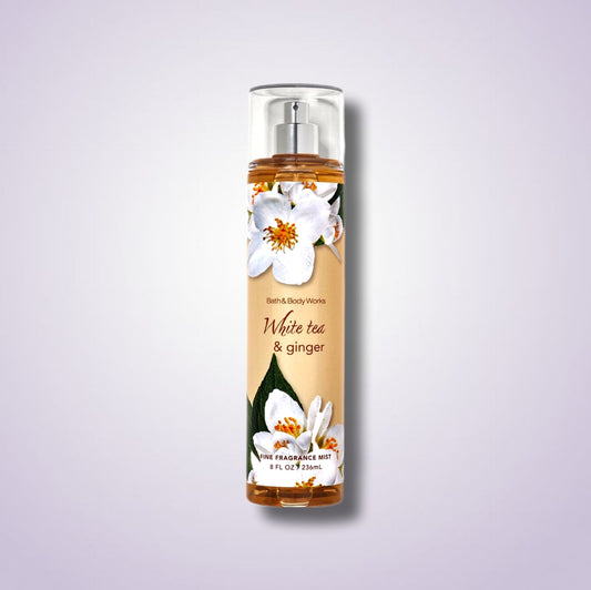 BATH & BODY WORKS WHITE TEA & GINGER FINE FRAGRANCE MIST